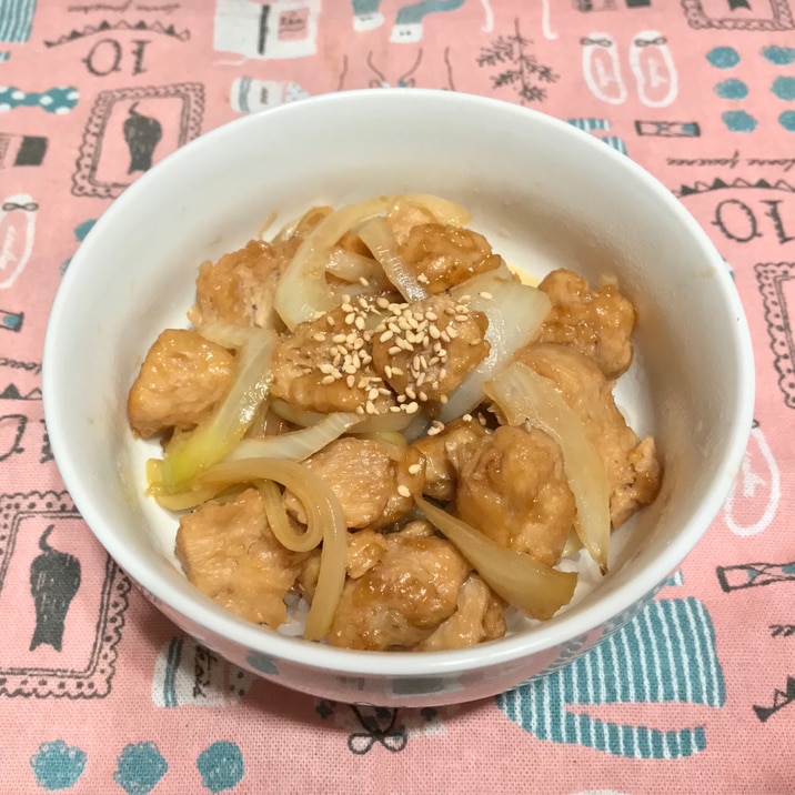 ヴィーガン焼き鳥丼